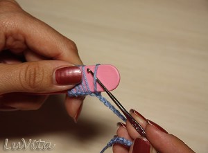 Декоративное вязание крючком и шпателем ("с глазком")