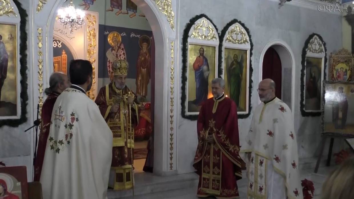 В сирийской столице отпраздновали день святого Николая Чудотворца