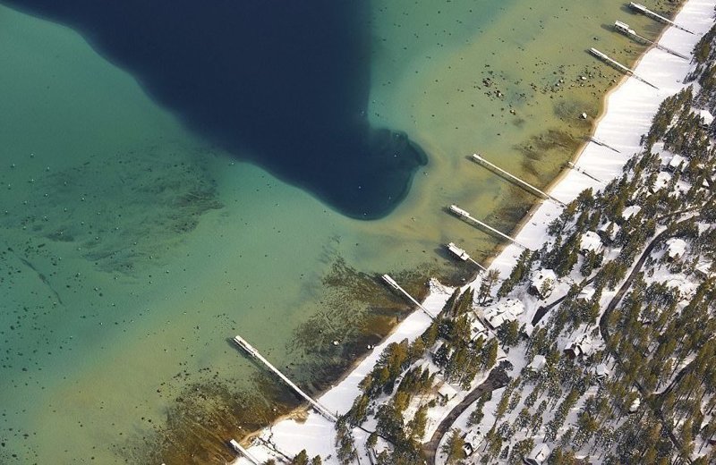 Озеро Тахо зимой америка, вид, высота, мир, пейзаж, природа, фотография