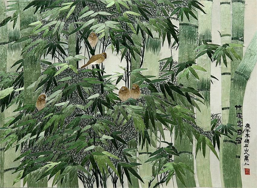 Вышивка шелком по шелку - жемчужина восточного искусства Вышивка шелком по шелку - жемчужина восточного искусства вышивка