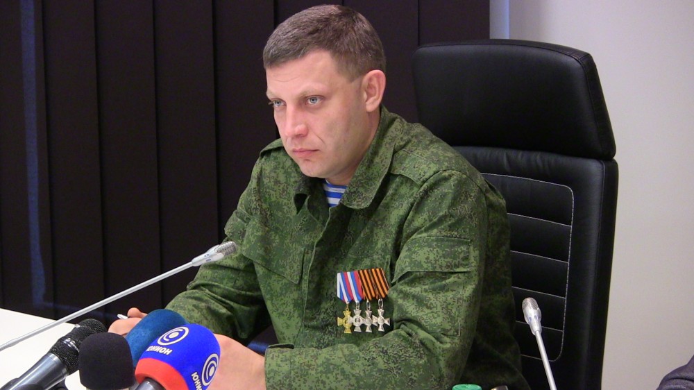 Глава ДНР Александр Захарченко фото RNT24 Аркадий Орловский