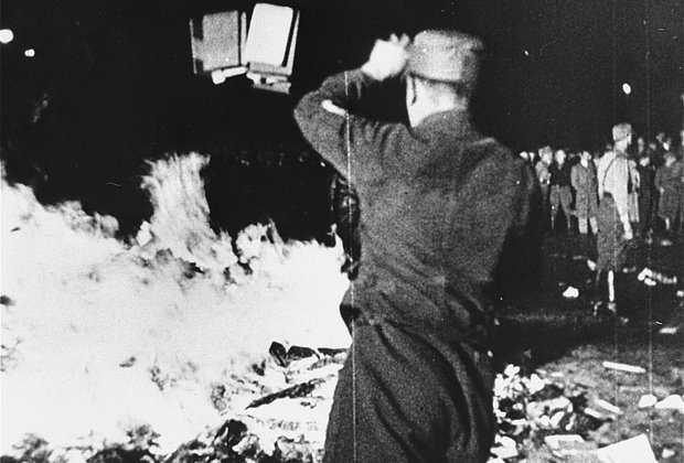 Book burning in Berlin, 10 May 1933

