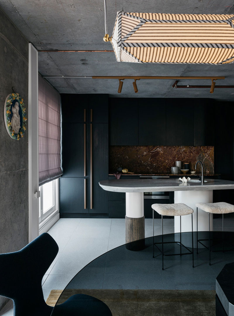 Черный цвет и бетон: стильная квартира холостяка в Сиднее Черный цвет и бетон: стильная квартира холостяка в Сиднее Австралия