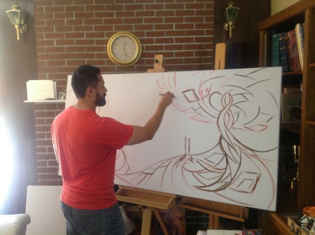 Живописная геометрия Eduardo Rodriguez Calzado Живописная геометрия Eduardo Rodriguez Calzado живопись