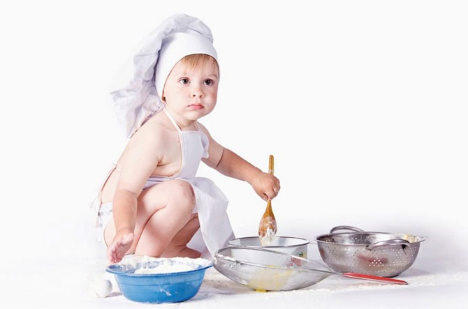 Чем может ребёнок в возрасте от 2 до 12 лет помочь вам на кухне