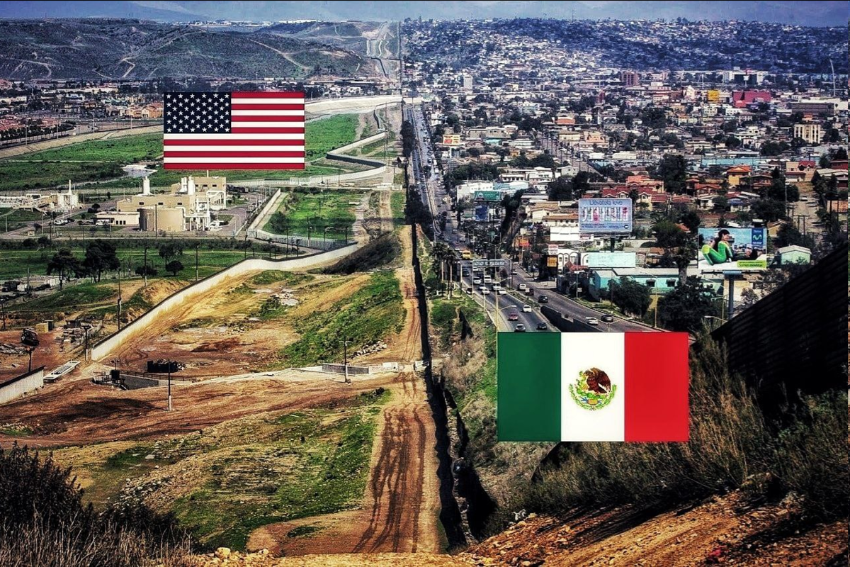 Город америка в мексике. Граница между США И Мексикой. Тихуана граница с США. Ногалес граница США И Мексики. Американо Мексиканская граница Тихуана.