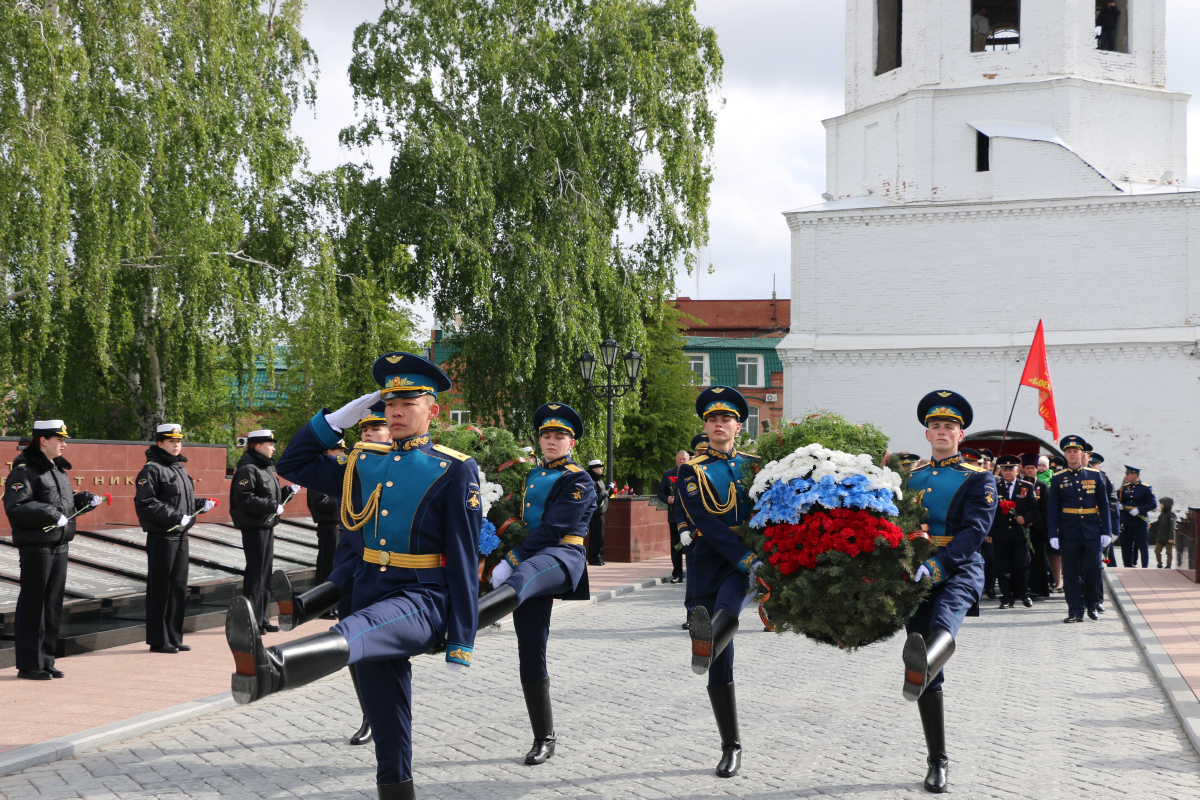 Личный состав Сызранского филиала ВУНЦ ВВС «ВВА» принял участие в торжественных мероприятиях, посвященных празднованию 79-й годовщины Победы
