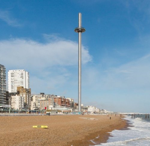 Смотровая площадка The British Airways i360 в Брайтоне (15 фото)