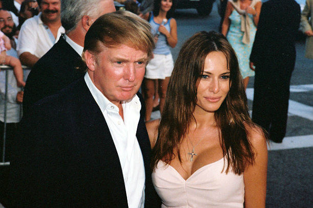 Дональд и Меланья Трамп 1999 год