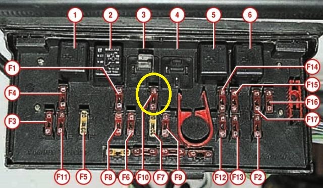 предохранитель панели приборов ваз 2107 нового образца 