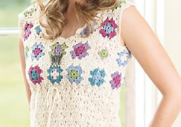 Как связать топ из квадратов — 5 бесплатных схем