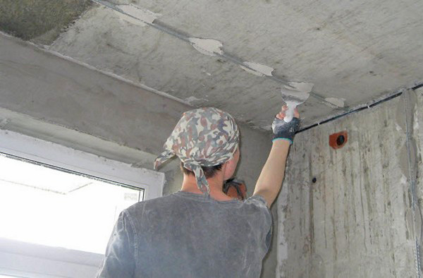 Как выровнять очень кривой потолок Как выровнять очень кривой потолок