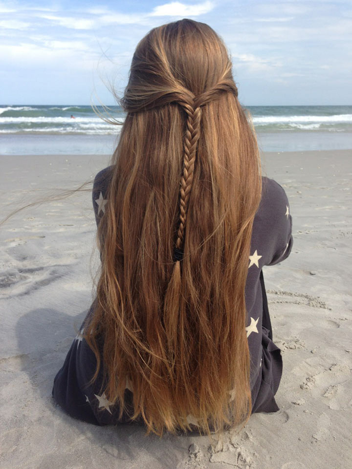 Как сделать чтобы волосы были как на море