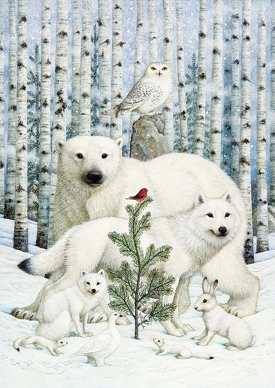 Вся в огнях сияет ёлка… Новогодние иллюстрации Lynn Bywaters иллюстрация