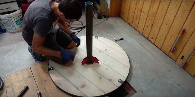 Карусель из ступицы карусель своими урками