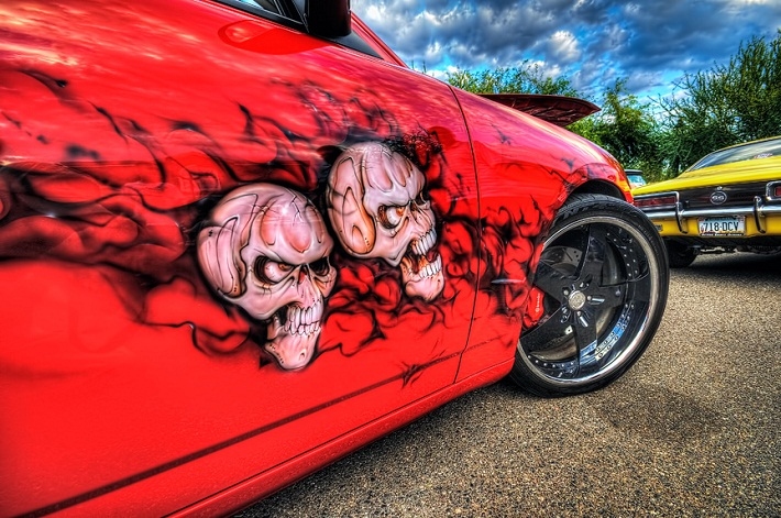 Искусство аэрографии Искусство аэрографии авто,автомобили,автомобиль,история,машины,тюнинг