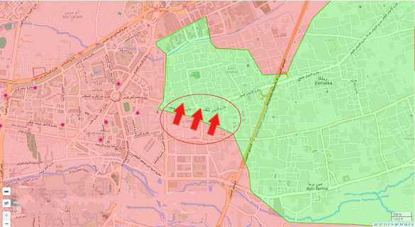 Армия Сирии и ВКС России нанесли мощные удары под Дамаском и освободили район Бир Кассаб