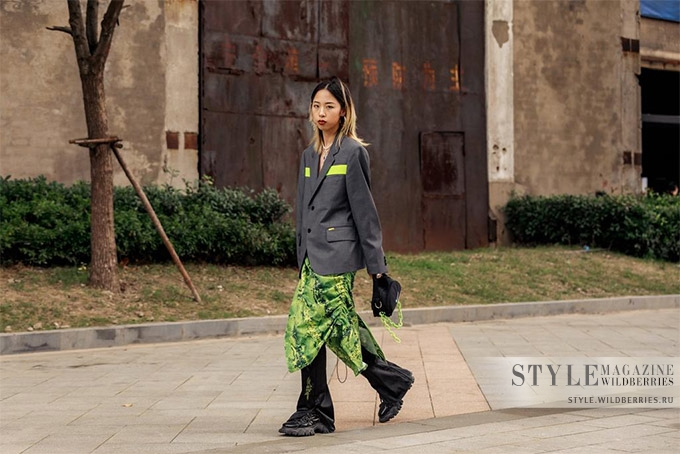 Стиль гостей Недели моды в Шанхае сезона весна-лето 2020 наряды, стоит, европейские, больше, модных, гостей, показов, составляющая, беретов, обращались, авангардная, гостьи, цветом, отметить, смесь, востока, изучить, панам, вроде, уборов