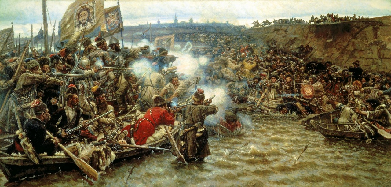 Василий Иванович Суриков, Покорение Сибири Ермаком.