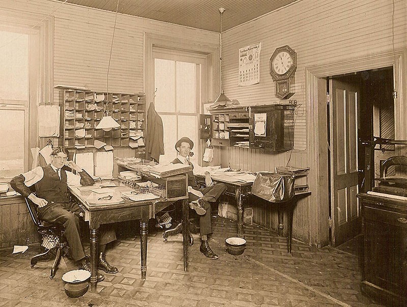 Офисы сто лет тому назад