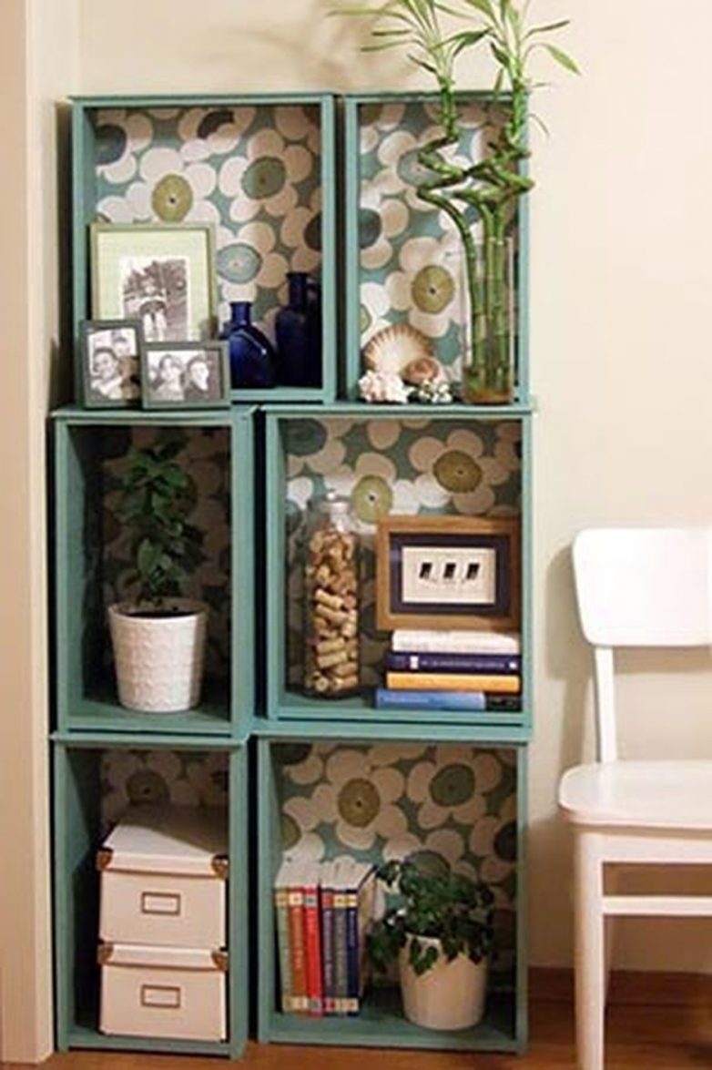 Как использовать остатки обоев интерьер,остатки обоев,своими руками,сделай сам