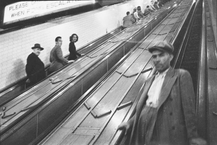 Люди на эскалаторе метро, 1940 life, Стэнли Кубрик, звезды, знаменитости, режиссеры, фотограф, фотографии, юность гения