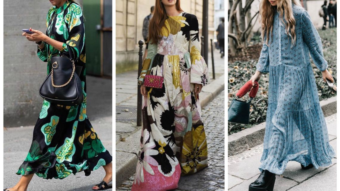 Нужная вещь и летом, и осенью: платья макси