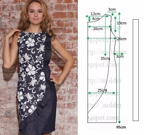 Летние платья и сарафаны с простыми выкройками Летние платья и сарафаны с простыми выкройками