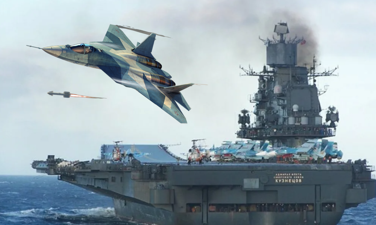 «Адмирал Кузнецов» - единственный авианесущий крейсер, который стоит на вооружении ВМФ РФ на сегодняшний день. Он был спущен на воду в 1985 году и встал в строй только в 1991.