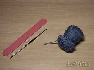 Декоративное вязание крючком и шпателем ("с глазком") материалы