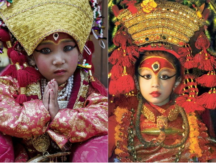 Кумари - непальские живые богини богини, девушки, непал