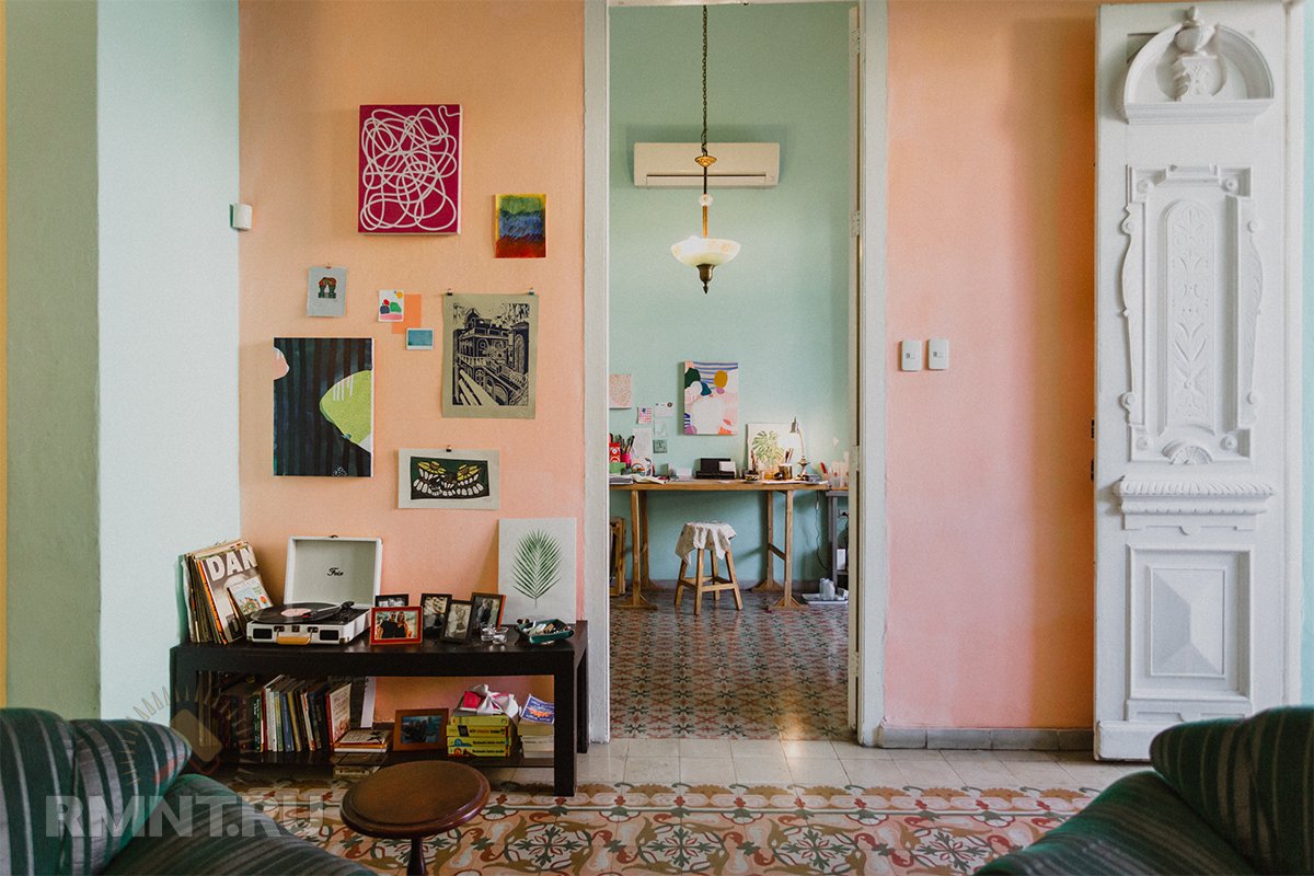 Мятно-зелёный цвет в интерьере: фотоподборка идеи для дома,интерьер и дизайн