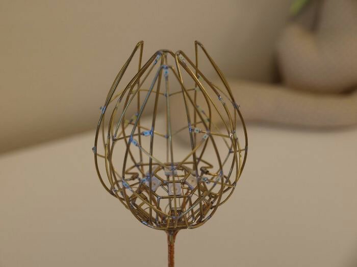 Парень подарил жене механический цветок, который расцветает при касании Парень подарил жене механический цветок, который расцветает при касании мужское хобби