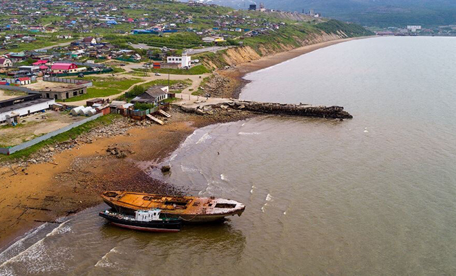 В бухте Нагаева под Магаданом уже почти 80 лет под воду отправляют корабли. На сегодня их больше 20 Культура