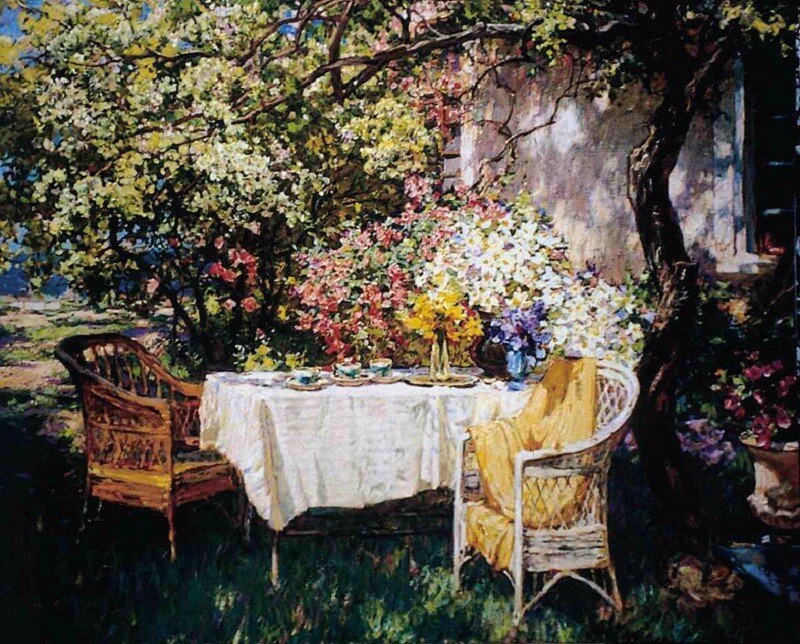 Терраса солнцем вся озарена... Петр Кузьмич Столяренко Терраса солнцем вся озарена... Петр Кузьмич Столяренко