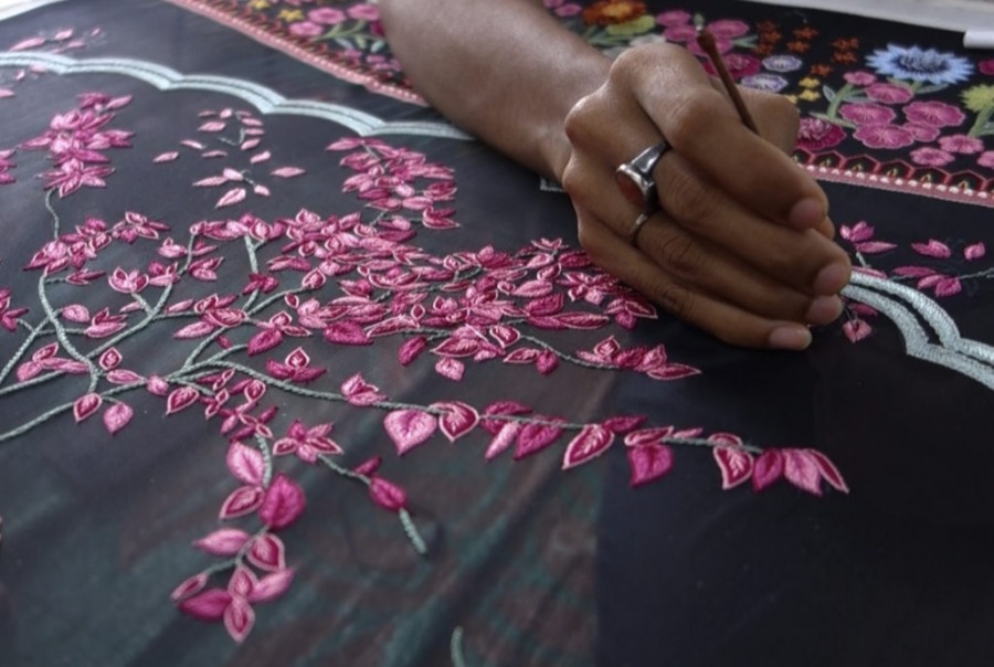 Тренд на вышивки на примере Парижской недели моды мода,мода и красота,модные тенденции