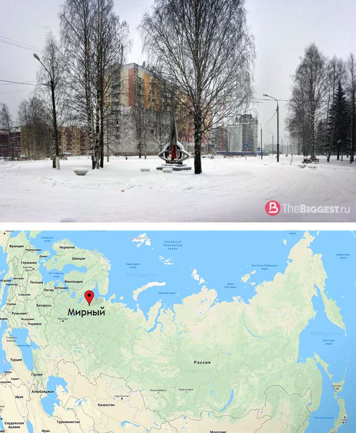 ЗАТО Мирный - один из закрытых городов России