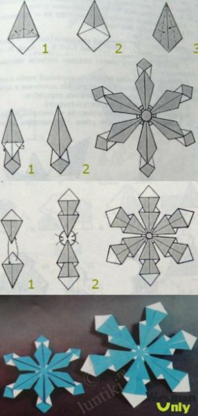 Объемные снежинки из бумаги на Новый год 2020-2021: простые и красивые! Шаблоны и схемы для вырезания чтобы, очень, можете, снежинки, также, бумаги, между, после, Затем, После, заготовки, будет, потом, сделать, такие, вырежьте, собой, приклейте, можно, такой