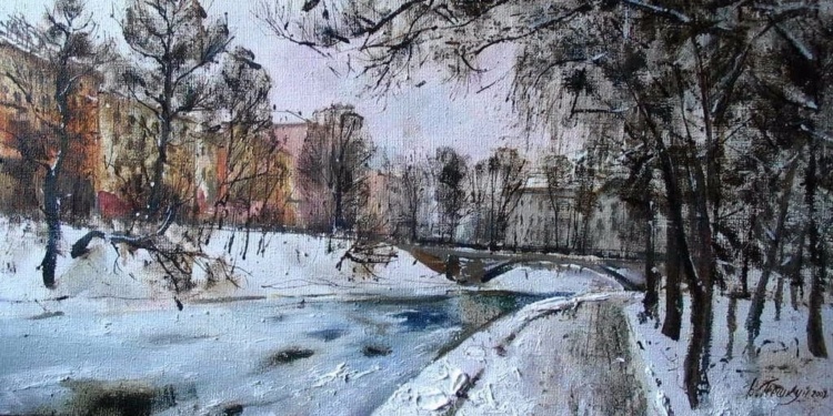 Художник Василий Пешкун. Белоснежные пейзажи Художник Василий Пешкун. Белоснежные пейзажи