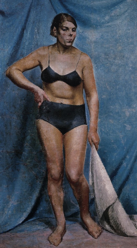 В.И.Малагис. Женщина с драпировкой. Ок.1940.