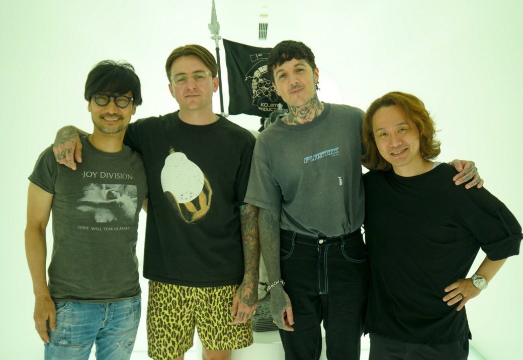 Bring Me The Horizon зазвучит в Death Stranding? Британская рок-группа в гостях у Хидео Кодзимы! bring me the horizon,Игровые новости,Игры,Хидео Кодзима