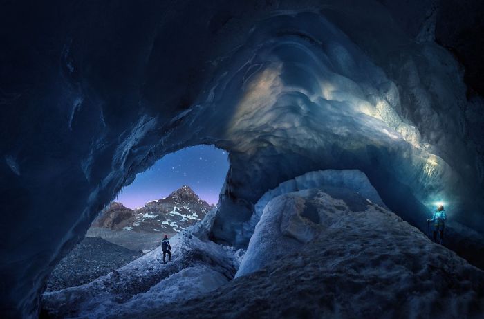 Athabasca Cave By Juan Pablo De Miguel (Honorable Mention In Fragile Ice Category)
