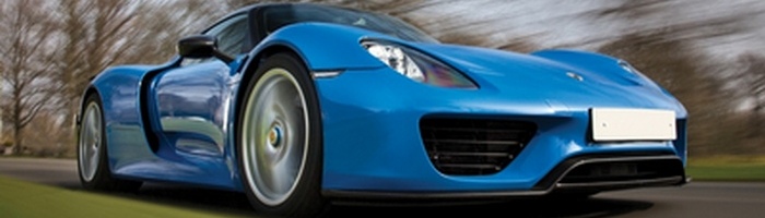Porsche 918 Spyder Weissach.
