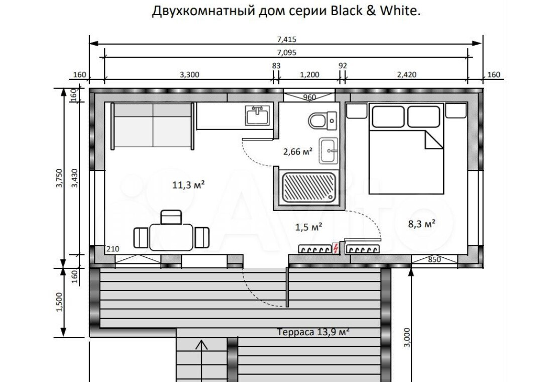 Всегда радуют такие объекты! 23,8 кв. м. архитектура