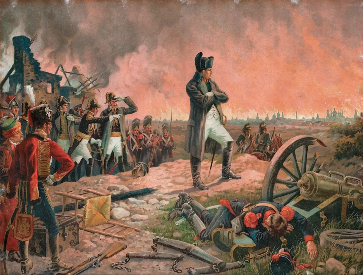 Оставил москву французам. Наполеон в Москве 1812.