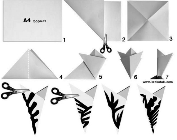 Объемные снежинки из бумаги на Новый год 2020-2021: простые и красивые! Шаблоны и схемы для вырезания чтобы, очень, можете, снежинки, также, бумаги, между, после, Затем, После, заготовки, будет, потом, сделать, такие, вырежьте, собой, приклейте, можно, такой