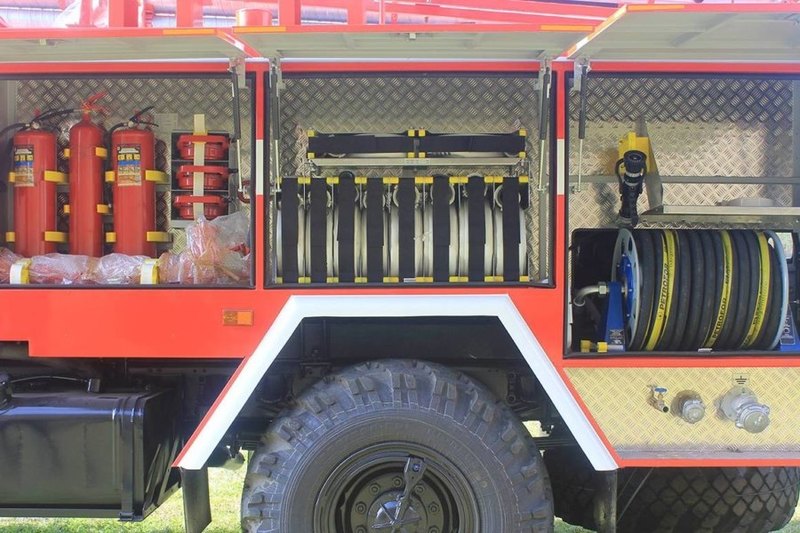 Пожарная машина сборка