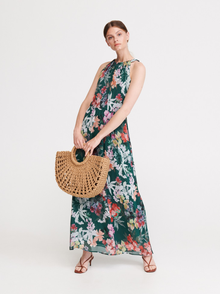 Нужная вещь и летом, и осенью: платья макси гардероб,мода и красота,модные образы,одежда и аксессуары