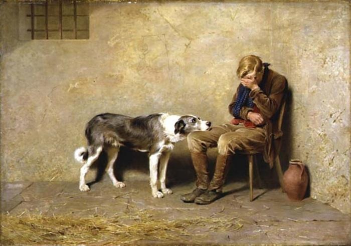 «Преданность». Автор: Briton Riviere.