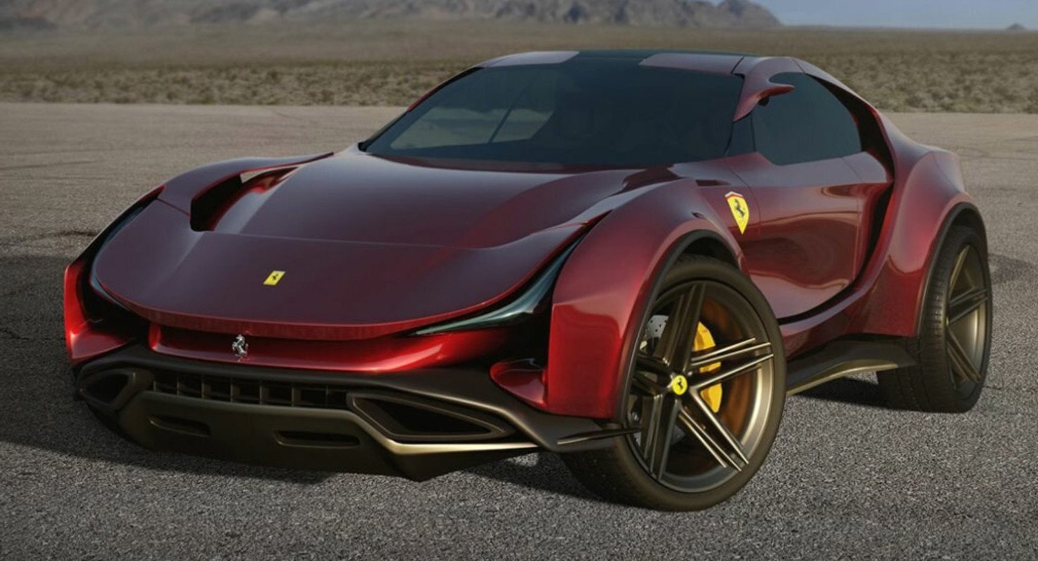 В Сети появились изображения кроссовера Ferrari Автомобили